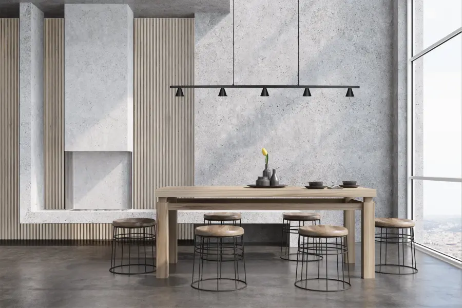Dune 47-Inch Linear Pendant in Brushed Nickel - Image 3