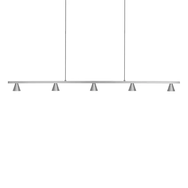 Dune 47-Inch Linear Pendant in Brushed Nickel - Image 8