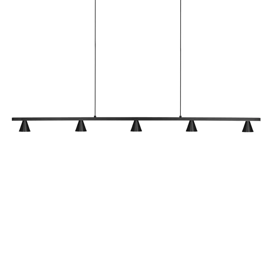 Dune 47-Inch Linear Pendant in Brushed Nickel - Image 10