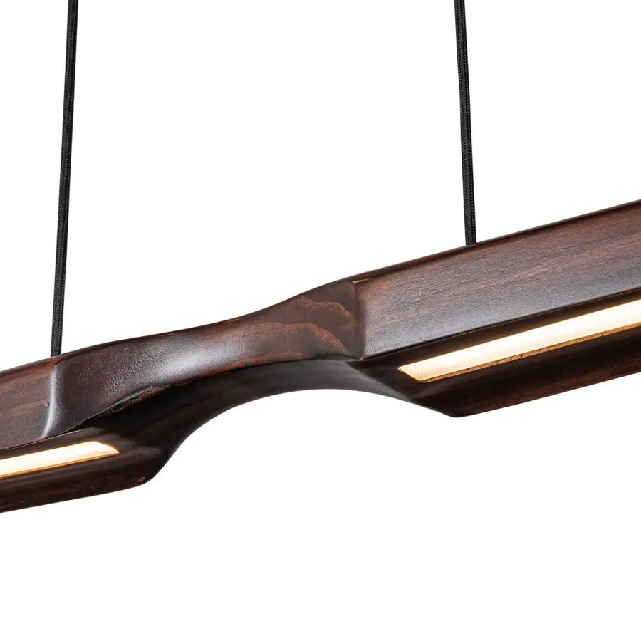 Dakota 47-Inch Linear Pendant in Beech Wood - Image 12
