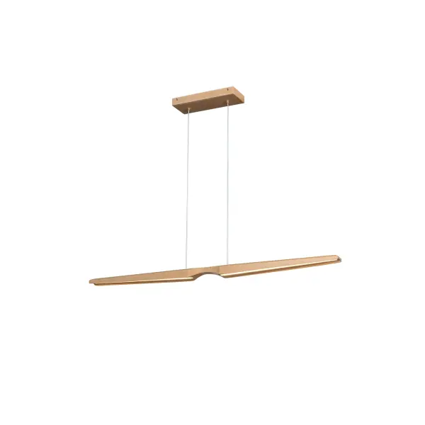 Dakota 47-Inch Linear Pendant in Beech Wood - Image 5