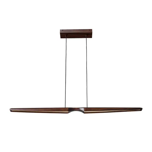 Dakota 47-Inch Linear Pendant in Beech Wood - Image 9