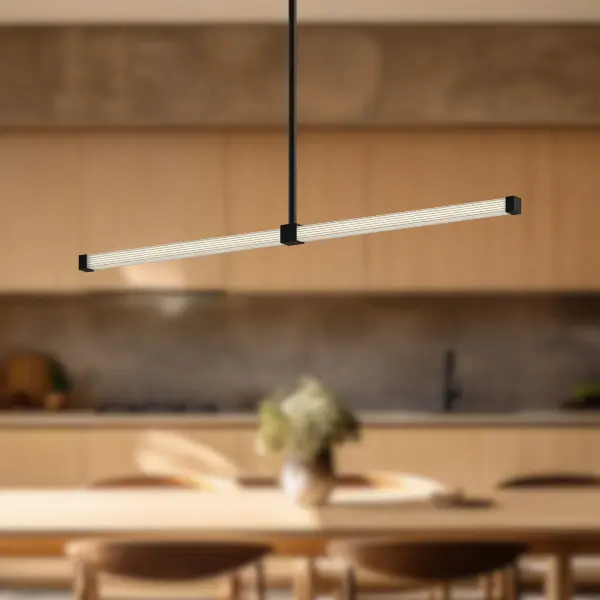 Blade 32-Inch Linear Pendant in Brushed Gold - Image 3