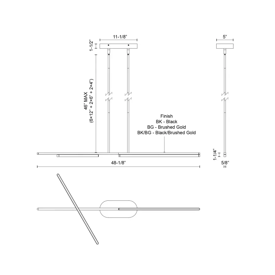 Shift 48-Inch Linear Pendant - Image 12