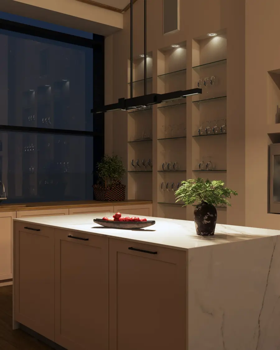 Enzo 60-Inch Linear Pendant - Image 3