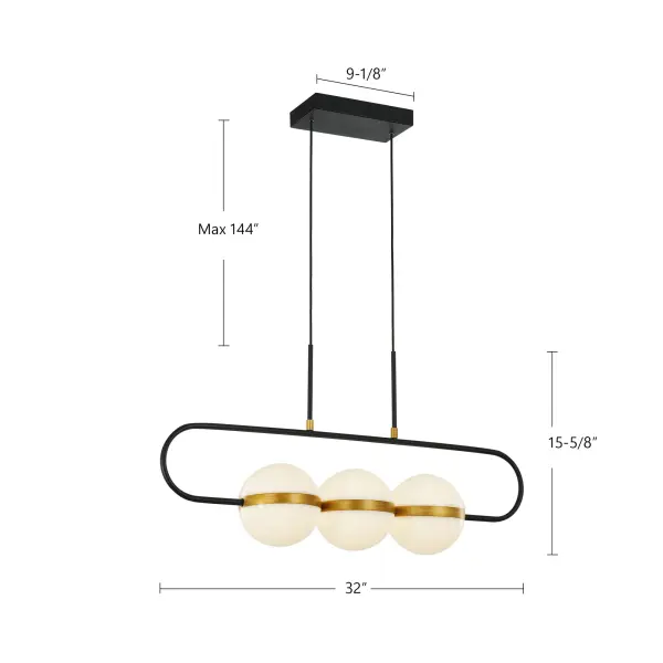 Tagliato 32-Inch Linear Pendant - Image 3