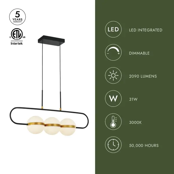 Tagliato 32-Inch Linear Pendant - Image 5