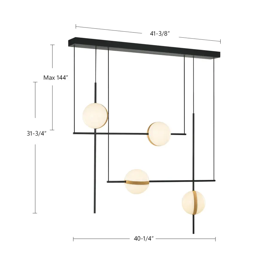 Tagliato 40-Inch Linear Pendant - Image 7