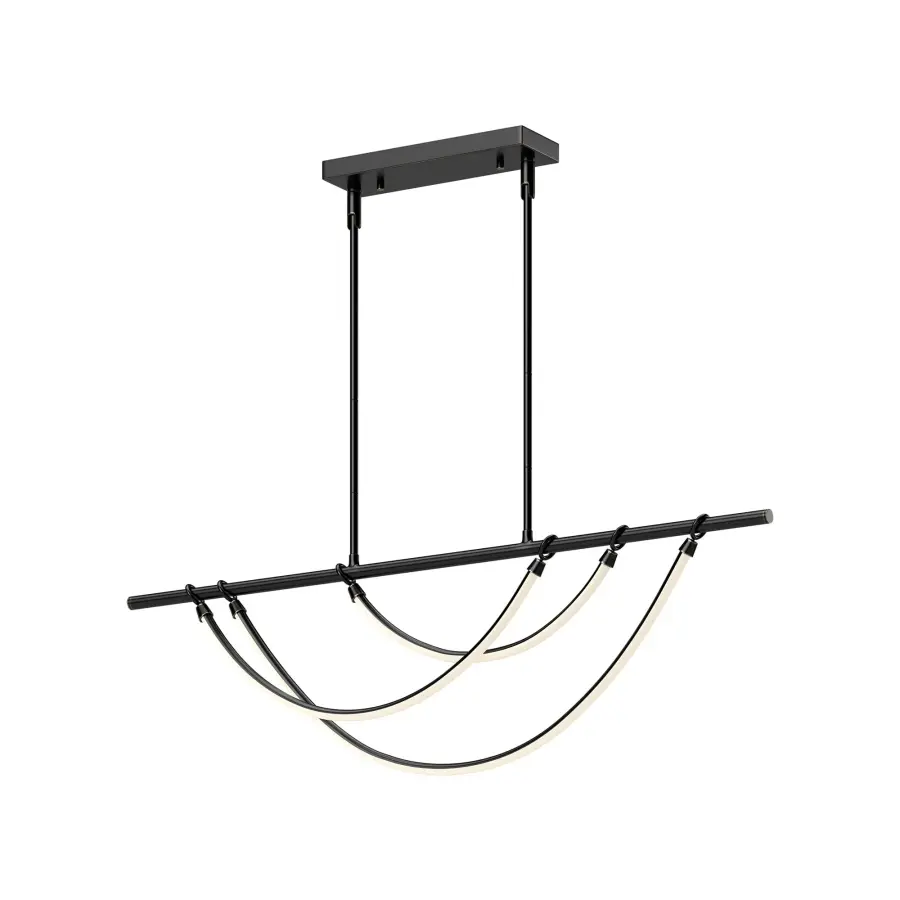 Aryas 48-Inch Linear Pendant in Urban Bronze - Image 1