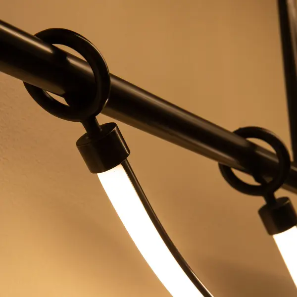 Aryas 60-Inch Linear Pendant in Vintage Brass - Image 12