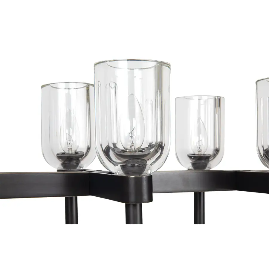 Lucian 52-Inch Linear Pendant in Polished Nickel with Alabaster - Image 16