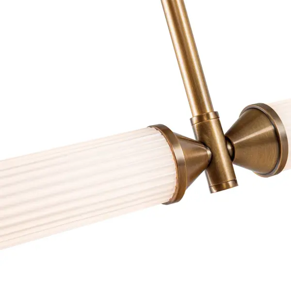 Art Deco Glamour Meets Modern LED Efficiency in Statement Linear Pendant - Image 9