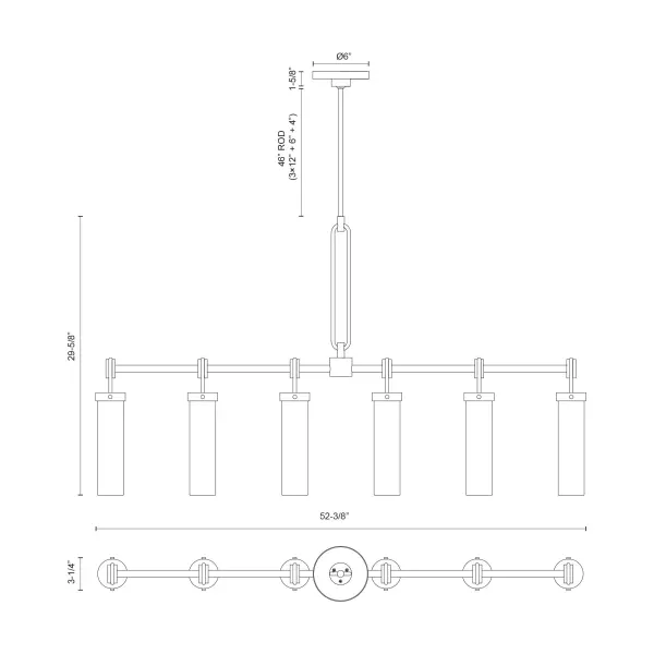 Wynwood 52-Inch Linear Pendant - Image 8