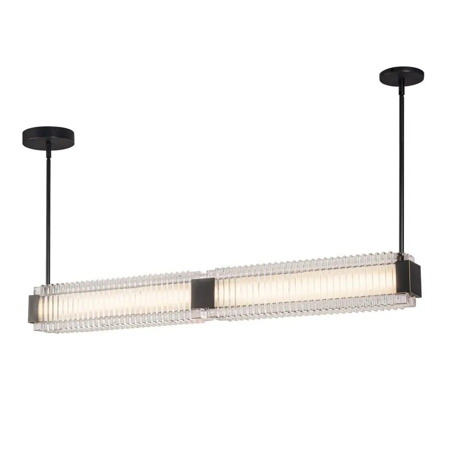 Alai 47-Inch Linear Pendant in Vintage Brass - Image 1