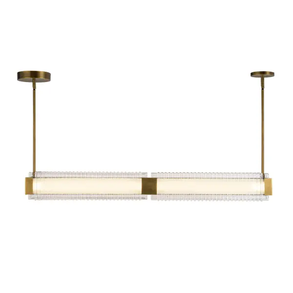 Alai 47-Inch Linear Pendant in Vintage Brass - Image 7