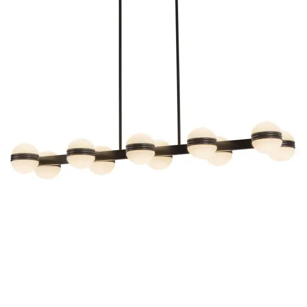Selene 48-Inch Linear Pendant in Brushed Gold - Image 1