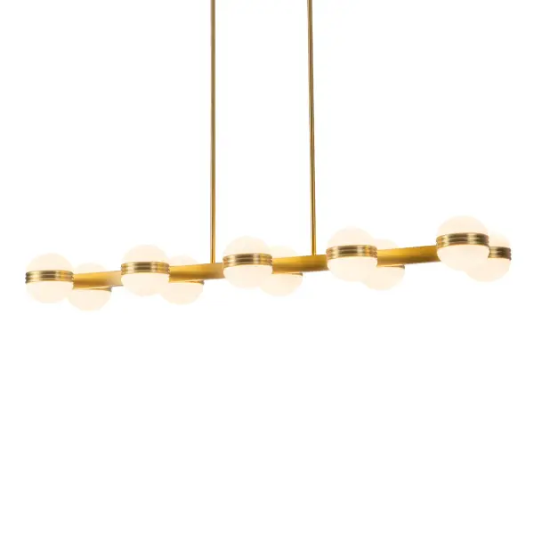 Selene 48-Inch Linear Pendant in Brushed Gold - Image 3