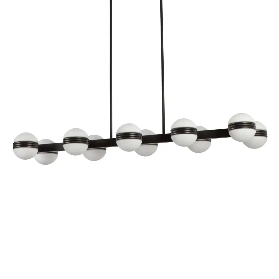 Selene 48-Inch Linear Pendant in Brushed Gold - Image 4