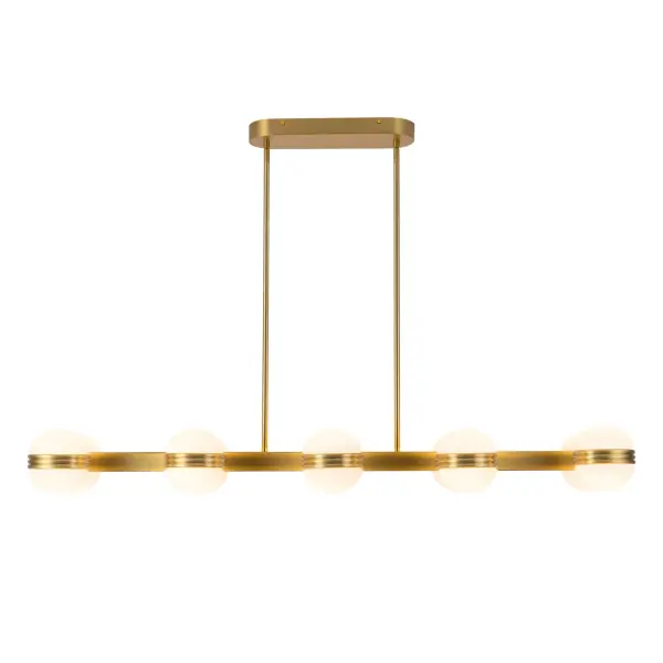Selene 48-Inch Linear Pendant in Brushed Gold - Image 5