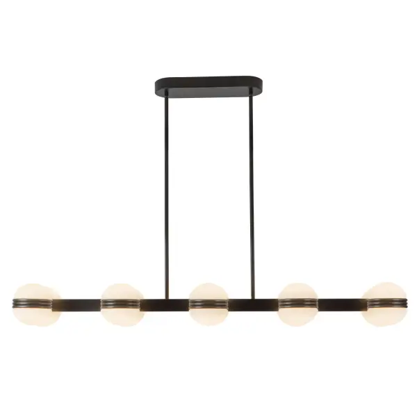 Selene 48-Inch Linear Pendant in Brushed Gold - Image 9