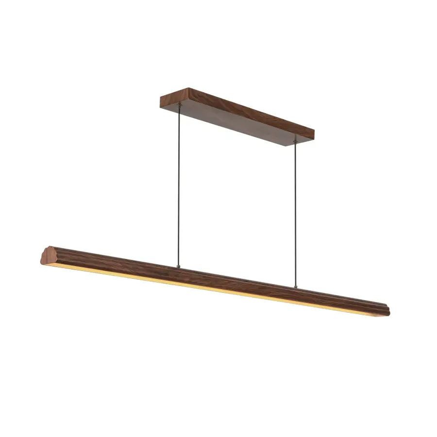 Dottie 48-Inch Linear Pendant in Walnut - Image 1