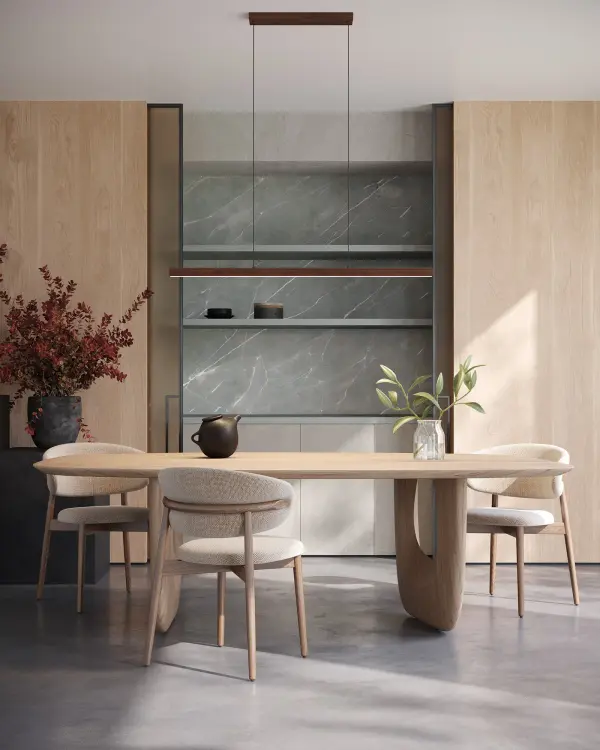 Dottie 48-Inch Linear Pendant in Walnut - Image 2