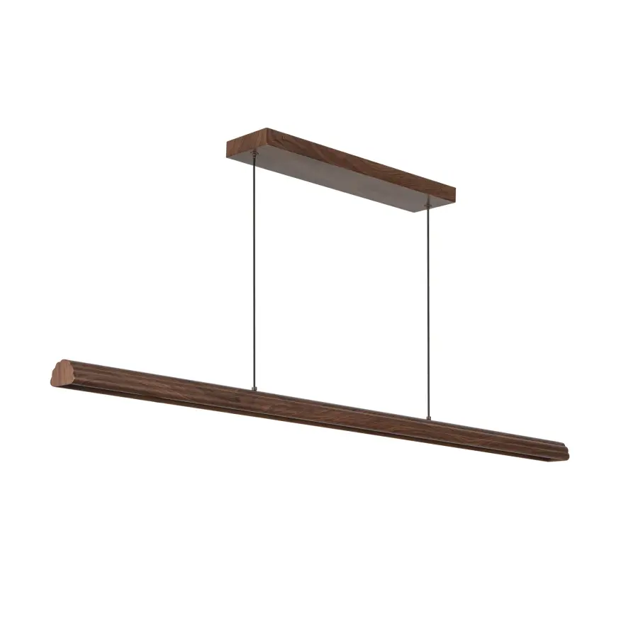 Dottie 48-Inch Linear Pendant in Walnut - Image 16