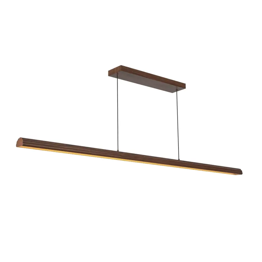 Dottie 60-Inch Linear Pendant in Walnut - Image 3