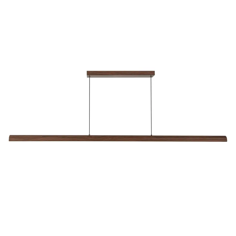 Dottie 60-Inch Linear Pendant in Walnut - Image 9