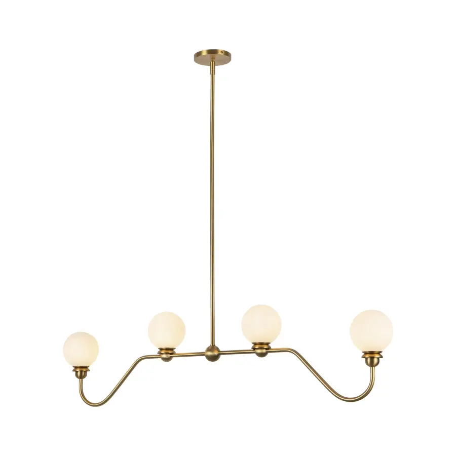 Beckett 48-Inch Linear Pendant in Brushed Gold - Image 1