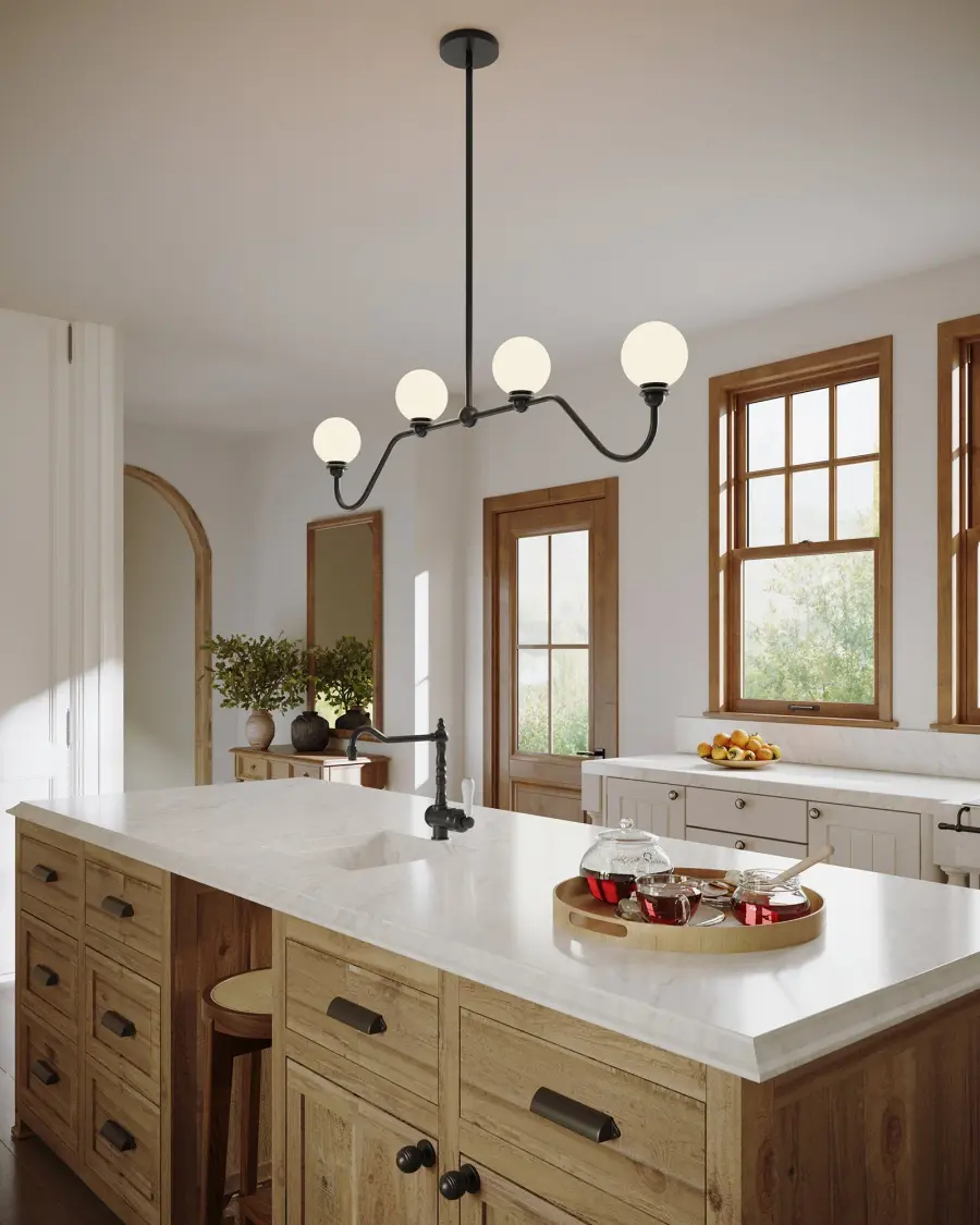 Beckett 48-Inch Linear Pendant in Brushed Gold - Image 2
