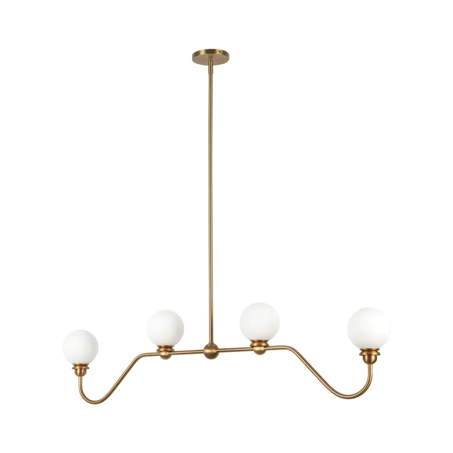 Beckett 48-Inch Linear Pendant in Brushed Gold - Image 7