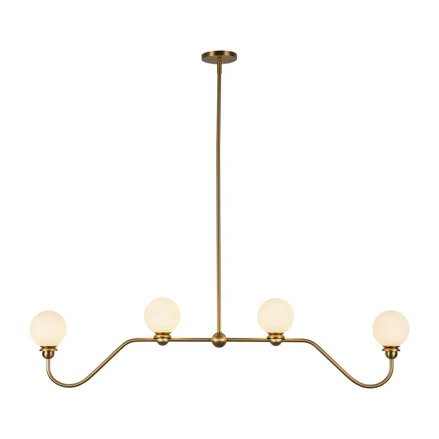 Beckett 48-Inch Linear Pendant in Brushed Gold - Image 8
