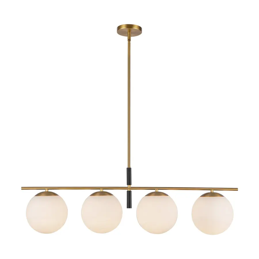 Zuri 37-Inch Linear Pendant in Brushed Gold - Image 7