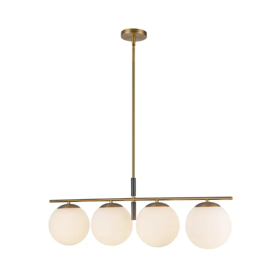 Zuri 37-Inch Linear Pendant in Brushed Gold - Image 8