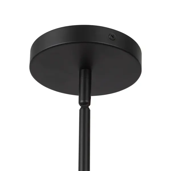 Sloan 42-Inch Linear Pendant in Matte Black with White Linen Shades - Image 12