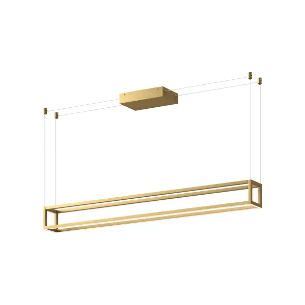 Plaza 48-Inch Linear Pendant in White - Image 1