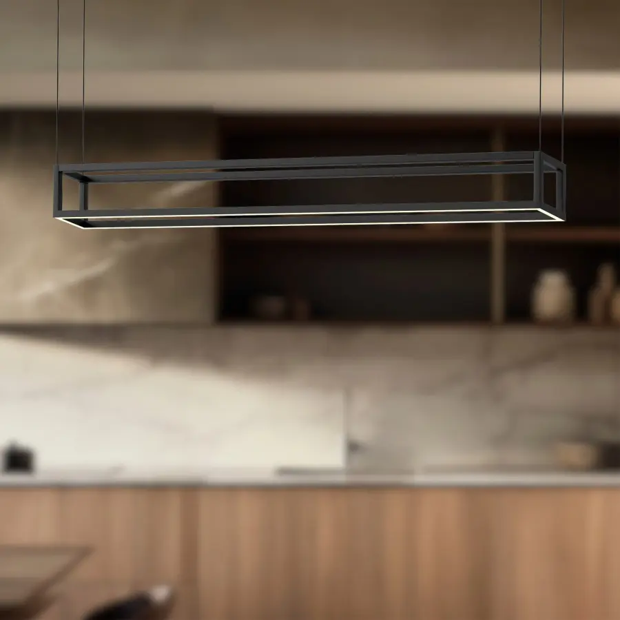 Plaza 48-Inch Linear Pendant in White - Image 3