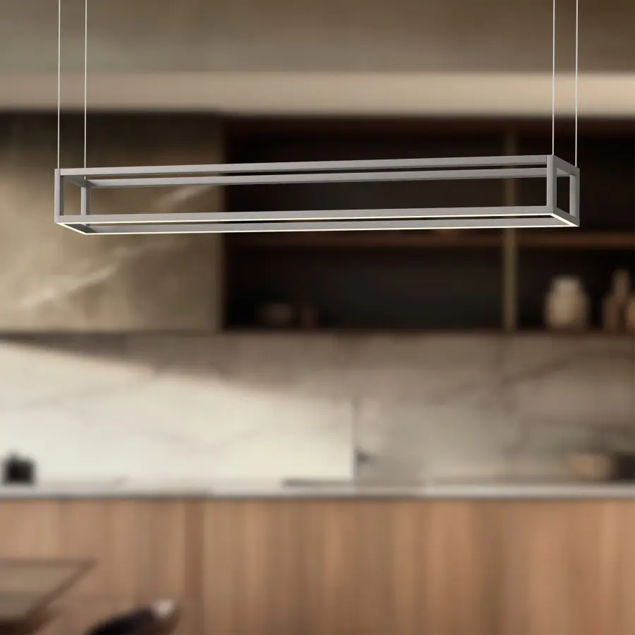 Plaza 48-Inch Linear Pendant in White - Image 4