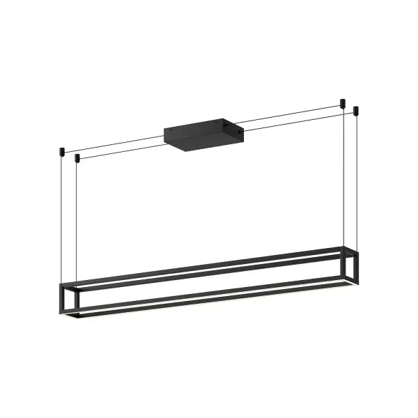 Plaza 48-Inch Linear Pendant in White - Image 6