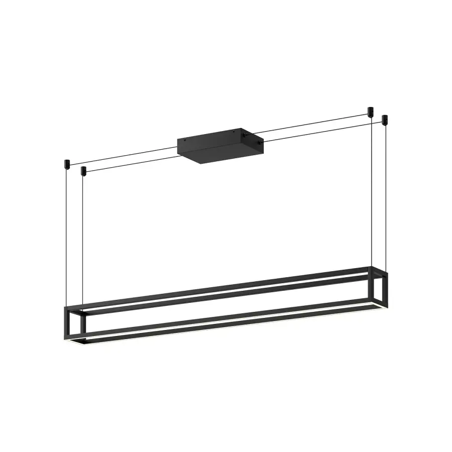 Plaza 48-Inch Linear Pendant in White - Image 6
