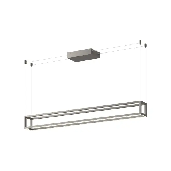 Plaza 48-Inch Linear Pendant in White - Image 7
