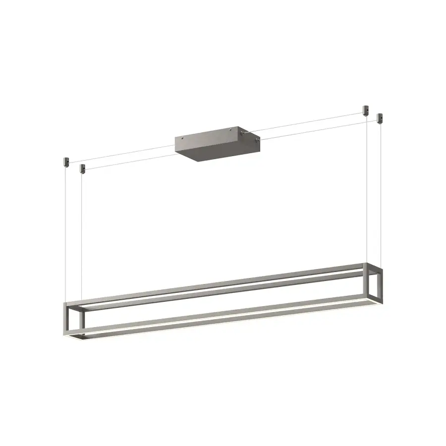 Plaza 48-Inch Linear Pendant in White - Image 7