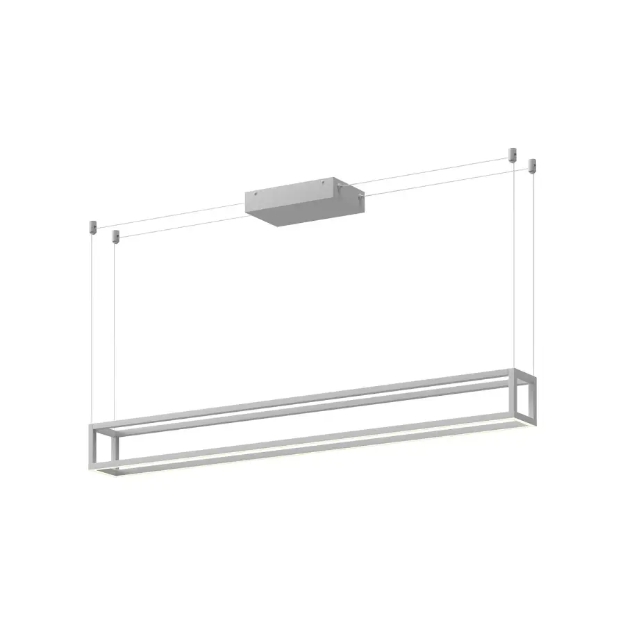 Plaza 48-Inch Linear Pendant in White - Image 8