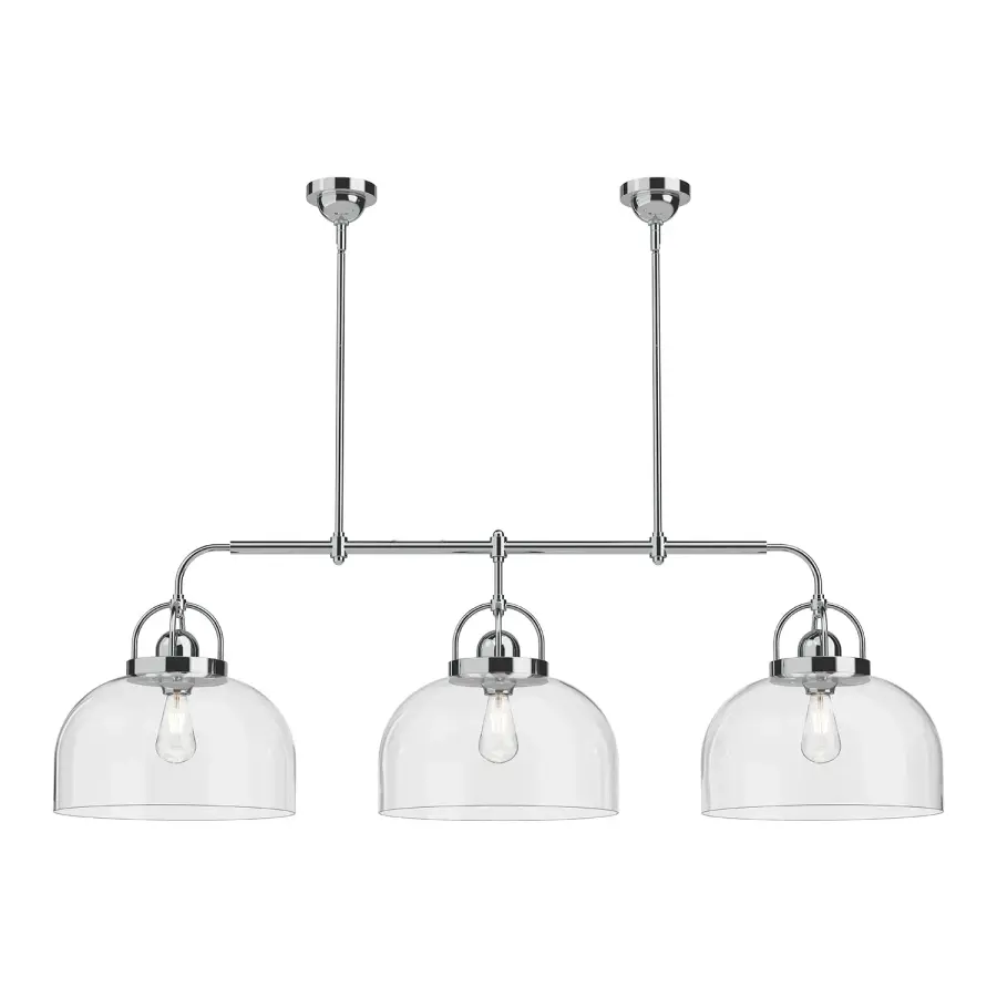 Lancaster 55-Inch Linear Pendant in Chrome - Image 1