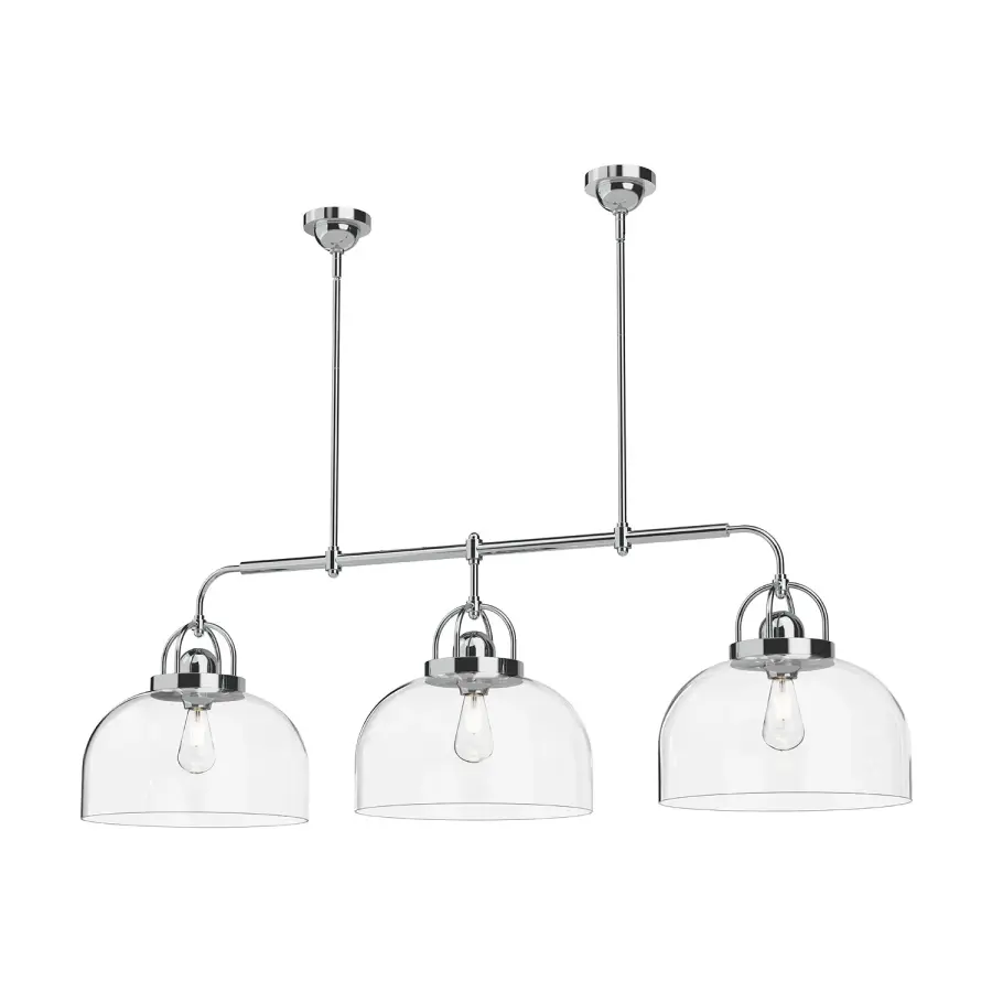Lancaster 55-Inch Linear Pendant in Chrome - Image 2