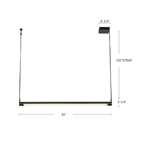 Laurence 41-Inch Linear Pendant in Urban Bronze - Image 12