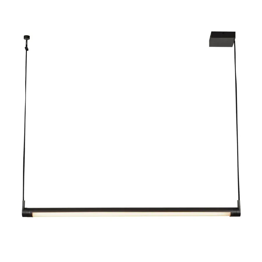 Laurence 41-Inch Linear Pendant in Vintage Brass - Image 8