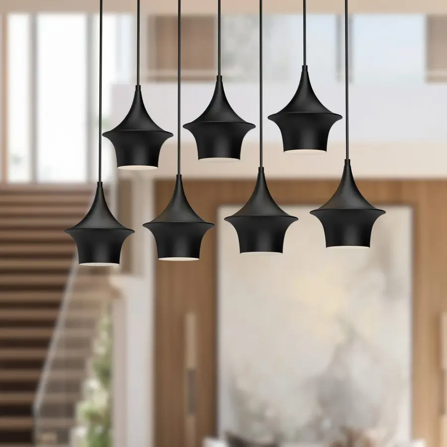 Emiko 36-Inch Linear Pendant in Brushed Gold - Image 3
