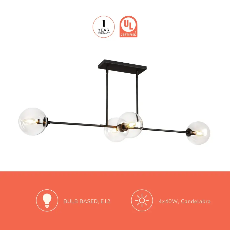 Cassia 48-Inch Linear Pendant in Aged Gold - Image 17